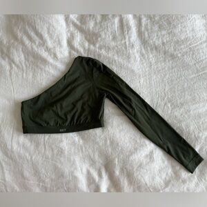 Set Active One-Shoulder Long Sleeve Bra